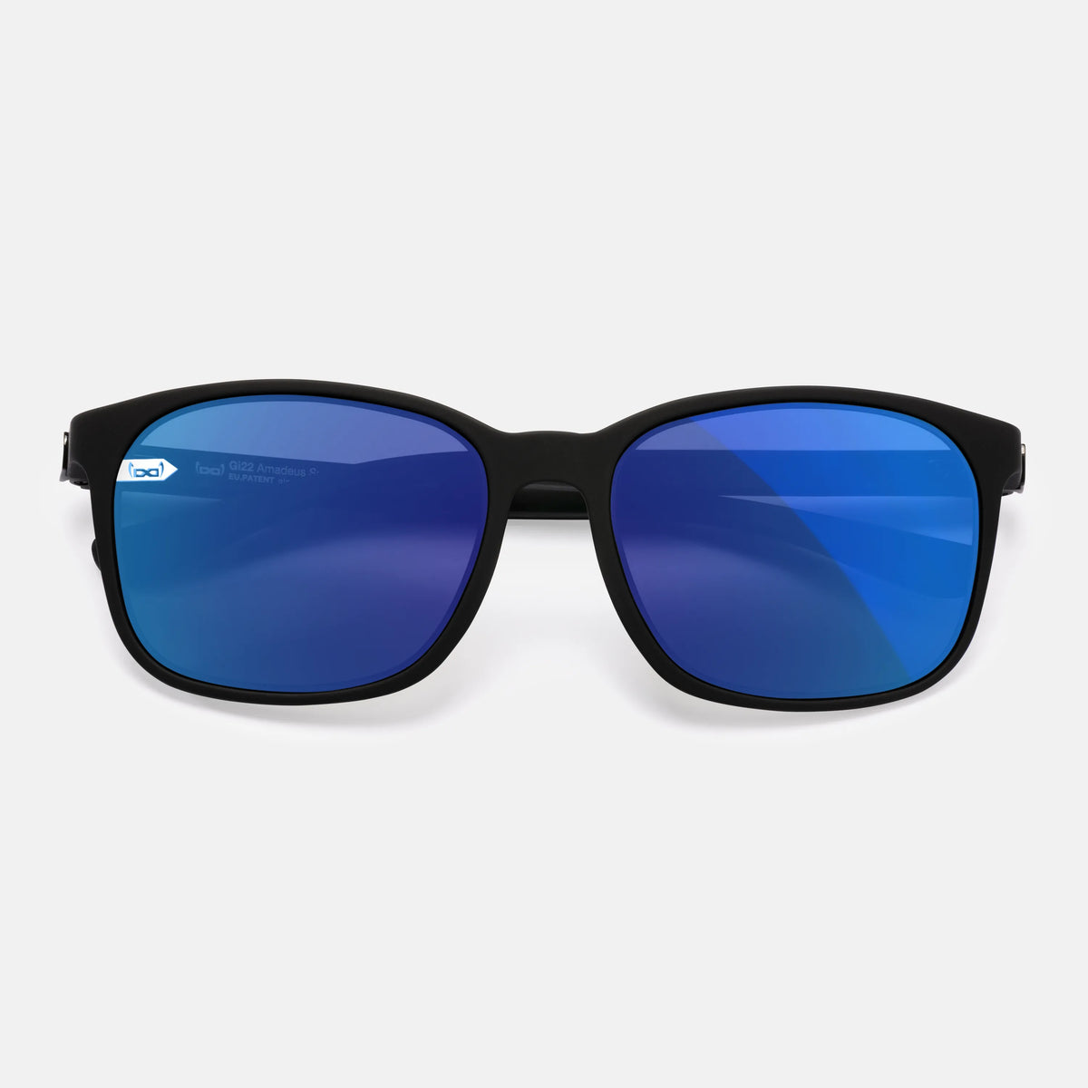 gloryfy Gi22 Amadeus black matt Sonnenbrille – Frontansicht