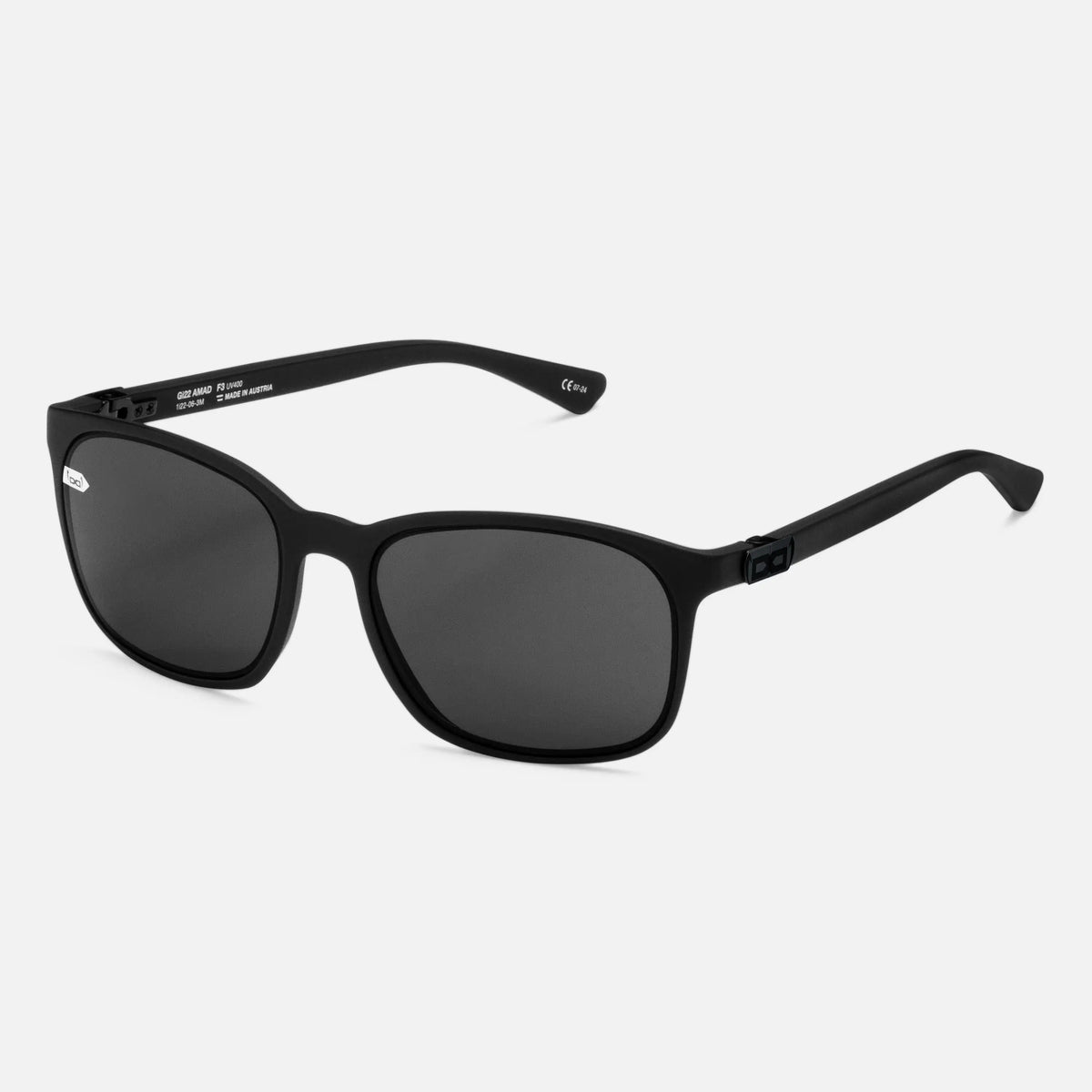 gloryfy Gi22 Amadeus black in black Sonnenbrille – Schrägansicht