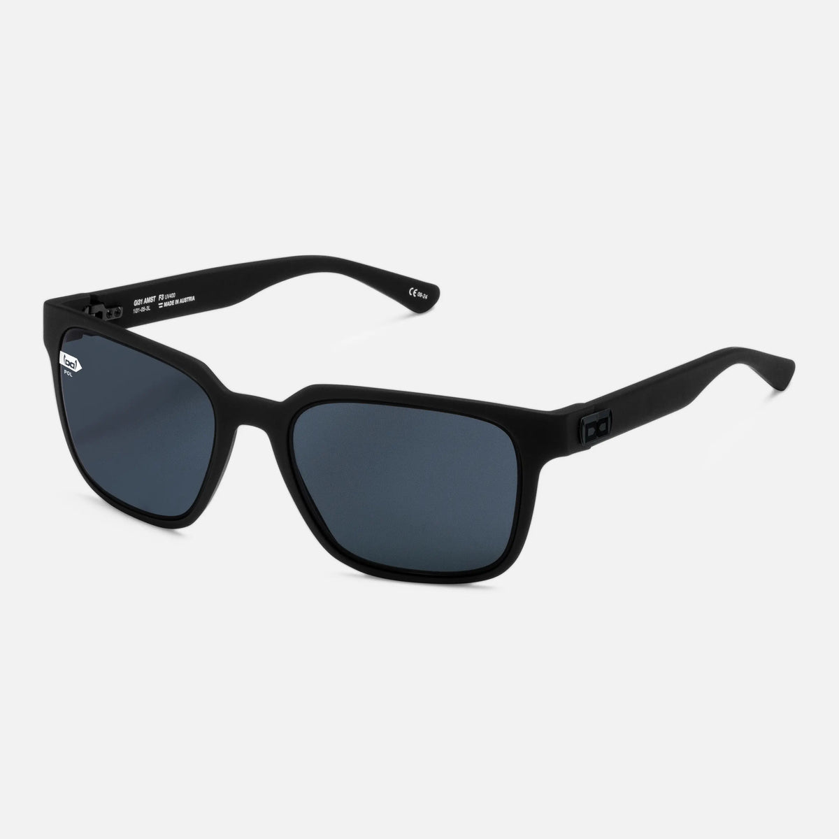 gloryfy Gi31 Amsterdam black in black POL Sonnenbrille – Schrägansicht