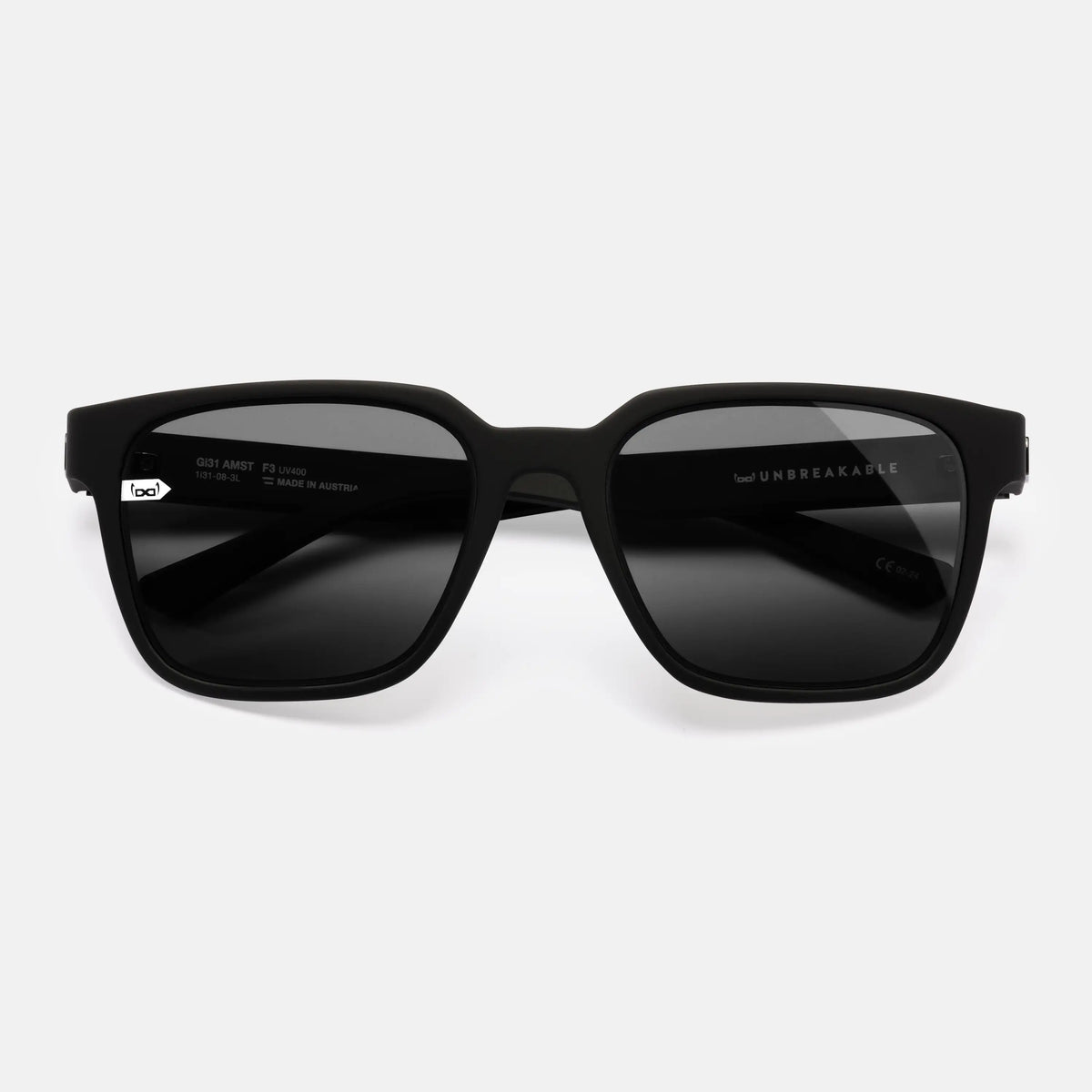 gloryfy Gi31 Amsterdam black in black Sonnenbrille – Frontansicht