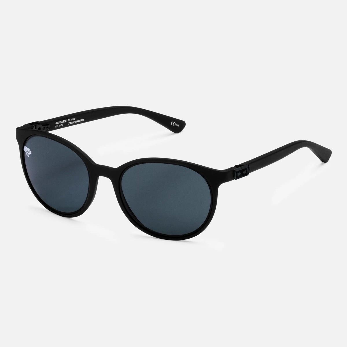 gloryfy Gi33 Barcelona black in black POL Sonnenbrille – Schrägansicht
