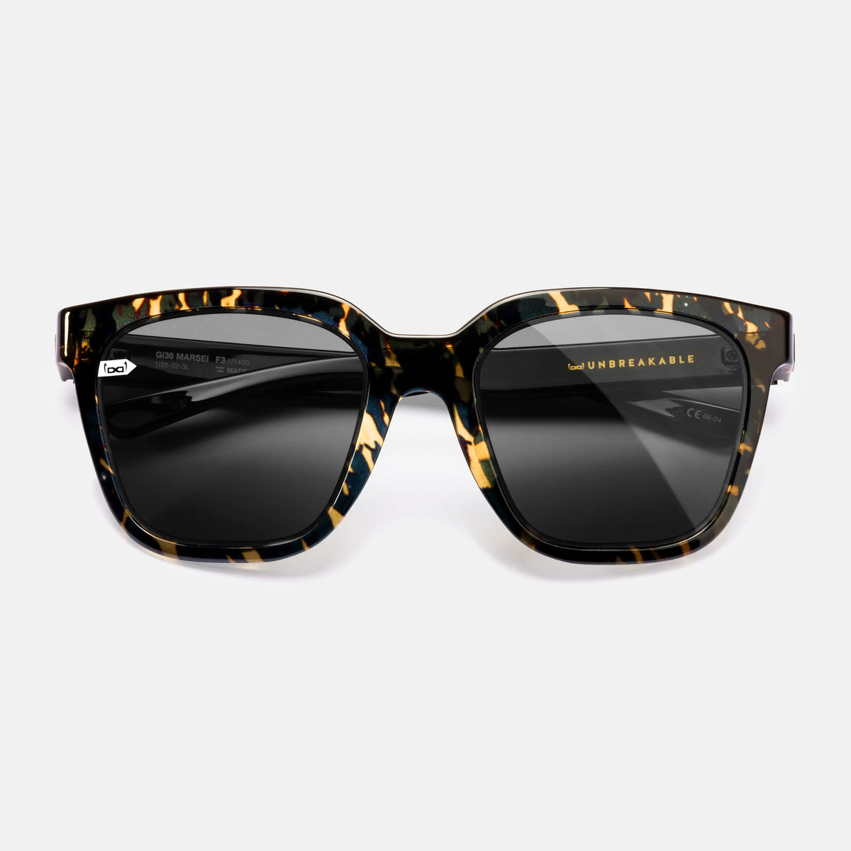 gloryfy Gi36 Marseille fusion havanna Sonnenbrille – Frontansicht