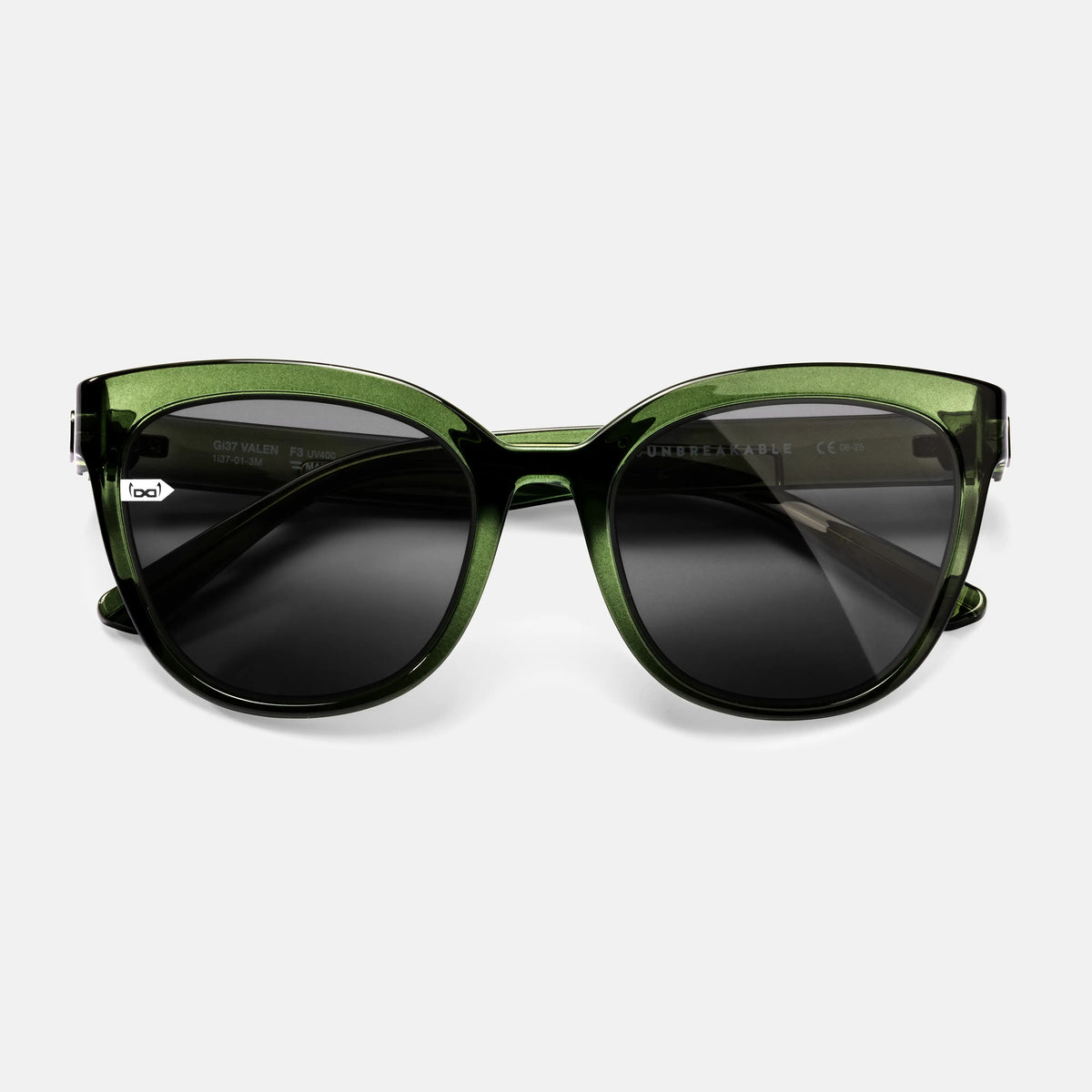 gloryfy Gi37 Valencia dark green Sonnenbrille – Frontansicht