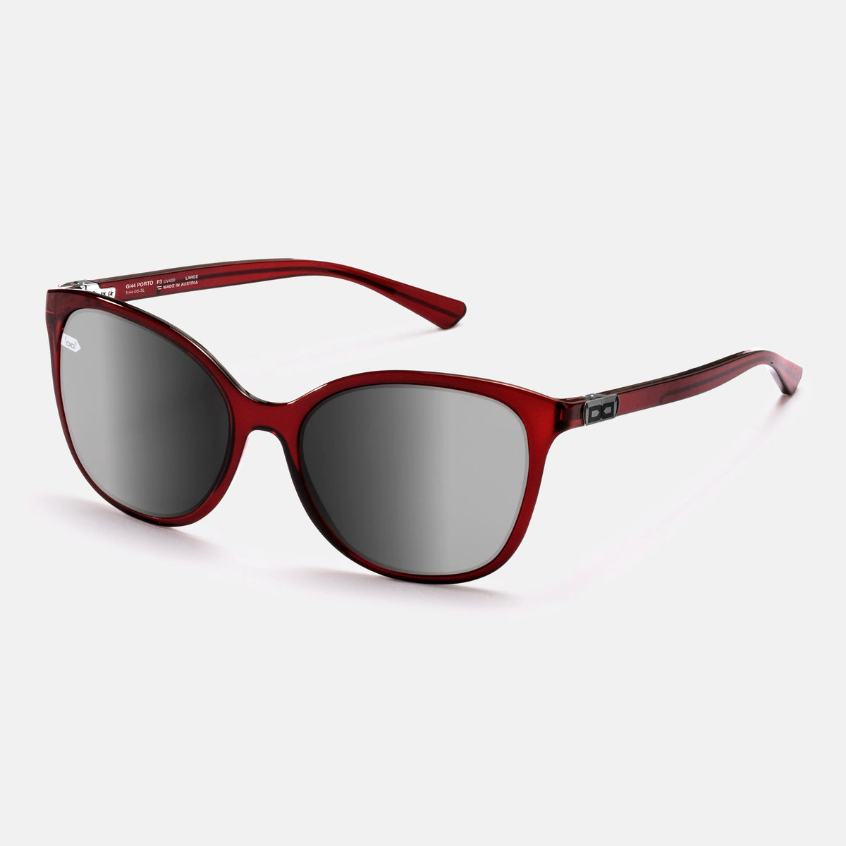 gloryfy Gi44 Porto Cervo bordeaux Sonnenbrille – Schrägansicht