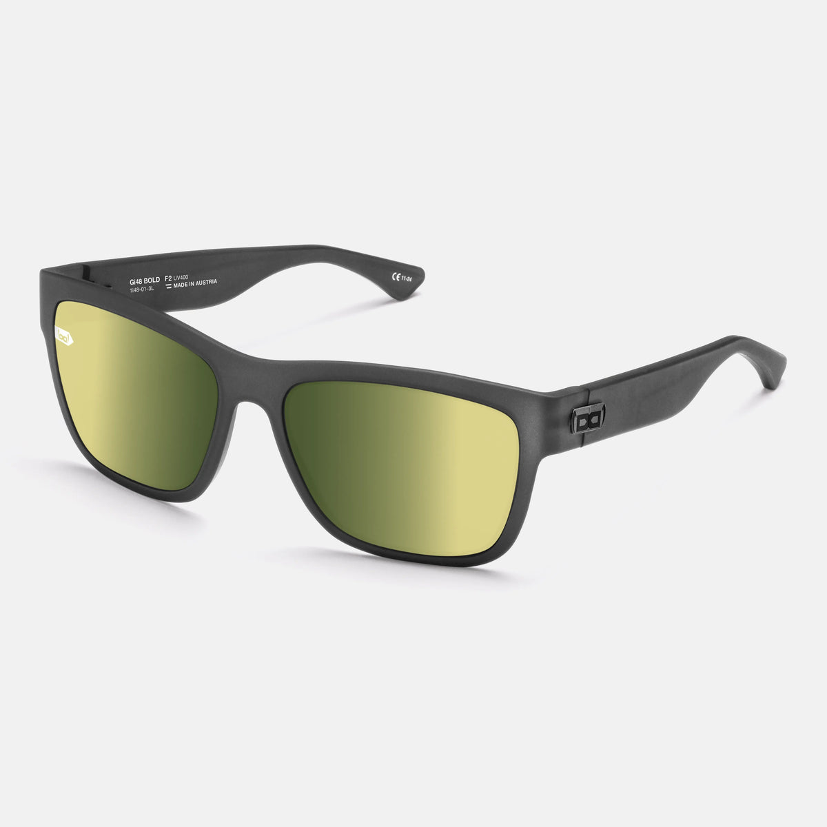 gloryfy Gi48 Bold gold Sonnenbrille – Schrägansicht