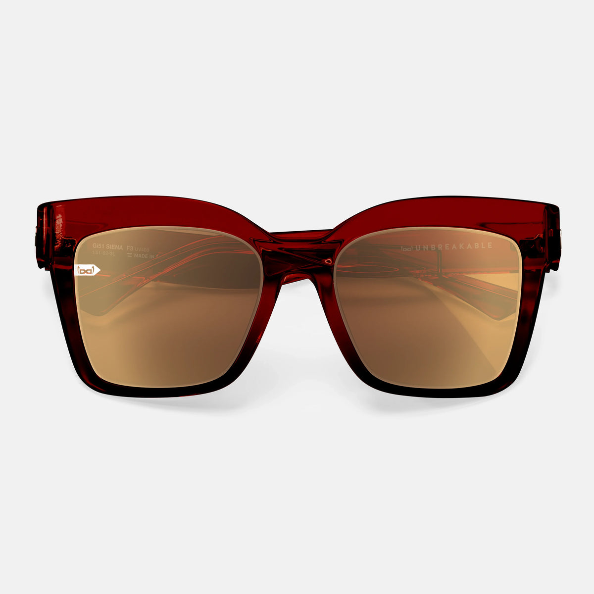 gloryfy Gi51 Siena bordeaux Sonnenbrille – Frontansicht