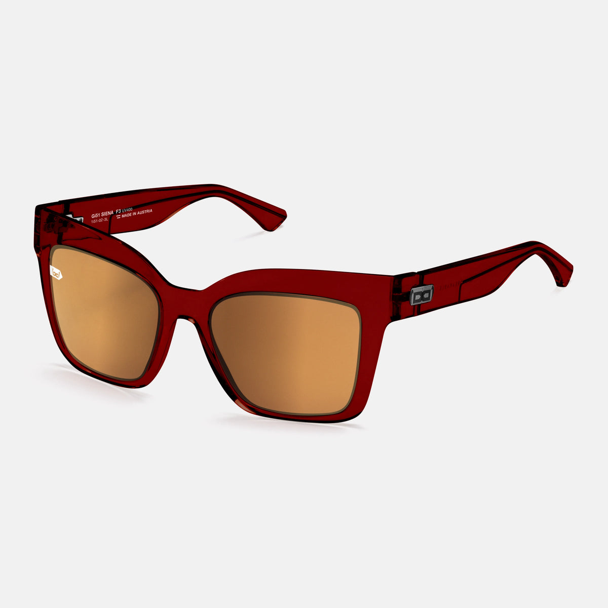 gloryfy Gi51 Siena bordeaux Sonnenbrille – Schrägansicht