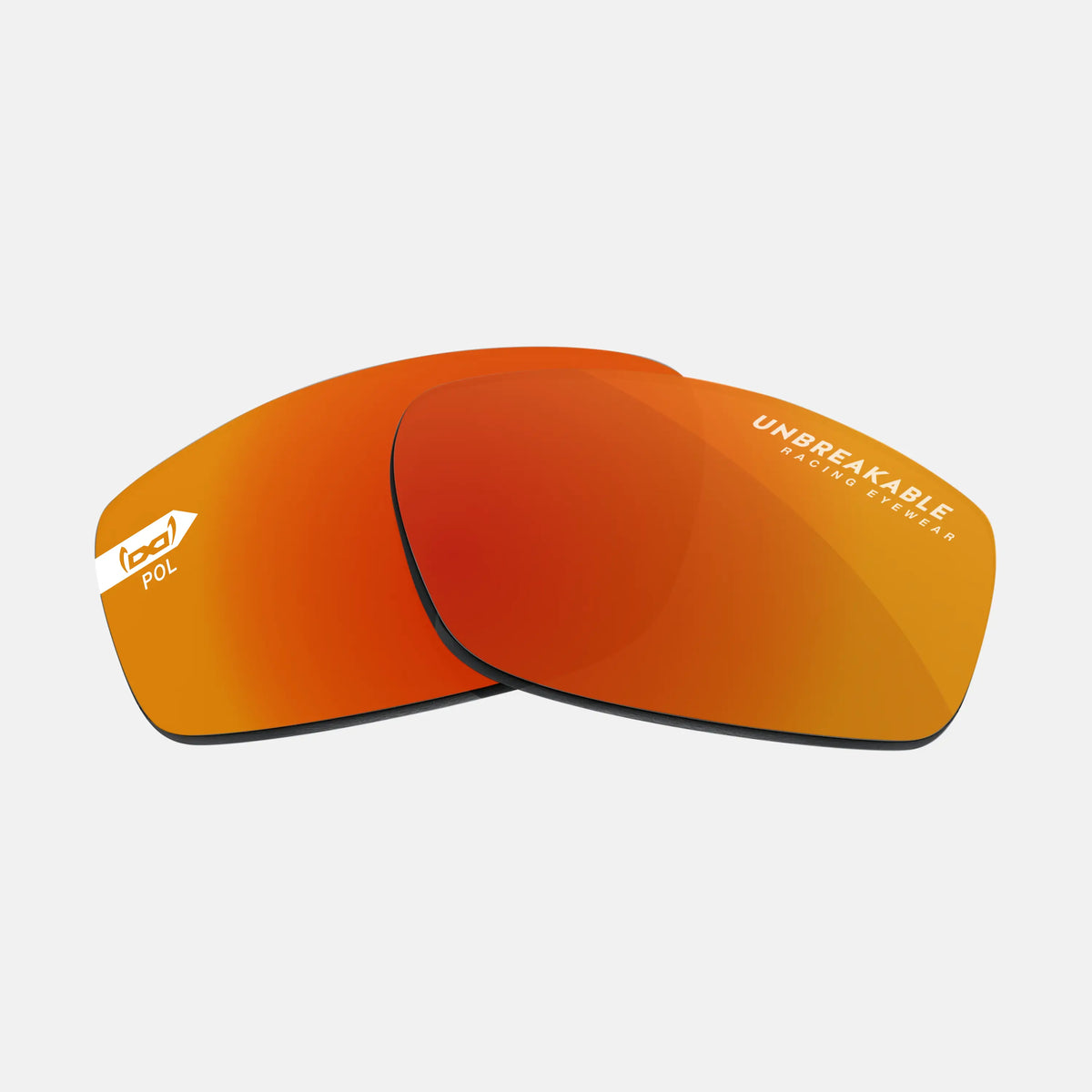 gloryfy Ersatzglas TRIPOL red anthracite f3 "Unbreakable racing" für G13