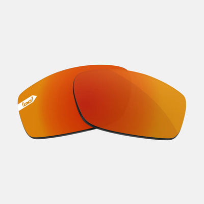 gloryfy Ersatzglas STRATOS red anthracite f3 für Gi3 Navigator