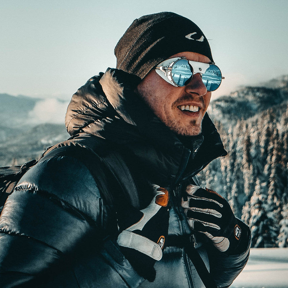 Julbo Vermont Classic Sonnenbrille – Gun / Weiß – Spectron 3 – Seitenansicht