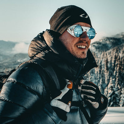Julbo Vermont Classic Sonnenbrille – Gun / Weiß – Spectron 3 – Seitenansicht