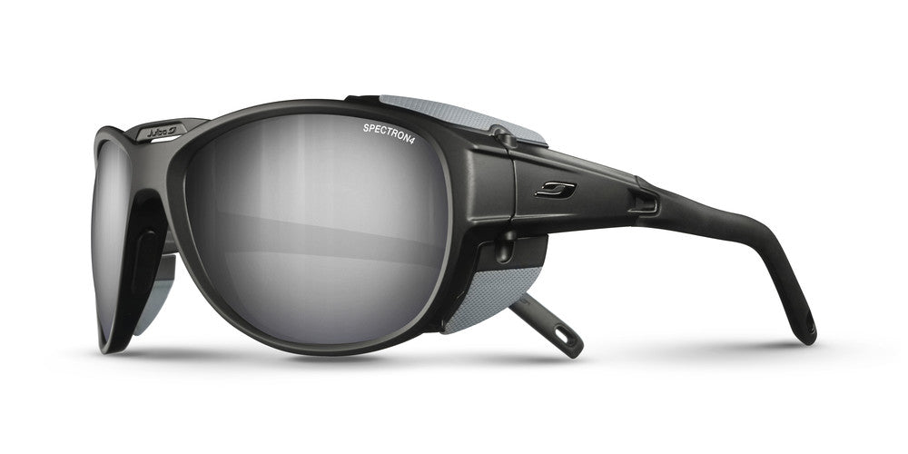 Julbo Explorer 2.0 Sportbrille – Schwarz / Grau – Spectron 4 – Frontansicht