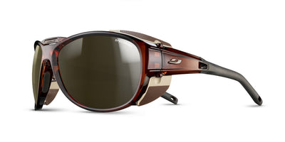 Julbo Explorer 2.0 Sportbrille – Braun / Dunkelgrau – Spectron 4 – Frontansicht