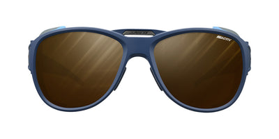 Julbo Explorer 2.0 Sportbrille – Dunkelblau / Blau – REACTIV 2-4 Polarized – Detailansicht