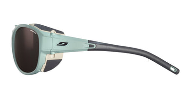 Julbo Explorer 2.0 Sportbrille – Grün / Dunkelgrau – REACTIV 2-4 Polarized – Seitenansicht