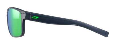 Julbo Renegade Sportbrille – Dunkelblau / Grün – Spectron 3 – Seitenansicht