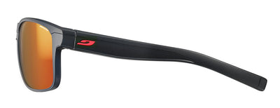 Julbo Renegade Sportbrille – Schwarz / Rot – REACTIV 1-3 Light Amplifier – Detailansicht