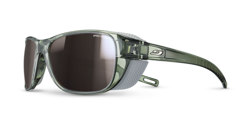 Julbo Camino Sportbrille – Grün / Hellgrau – Spectron 4 – Frontansicht