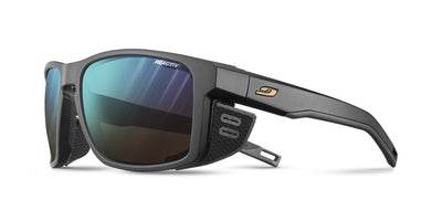 Julbo Shield Sportbrille – Schwarz / Schwarz – REACTIV 2-4 – Frontansicht