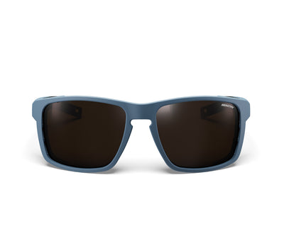 Julbo Shield Sportbrille – Blau / Schwarz – REACTIV 2-4 Polarized – Seitenansicht