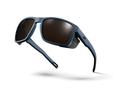 Julbo Shield Sportbrille – Blau / Schwarz – REACTIV 2-4 Polarized – Detailansicht