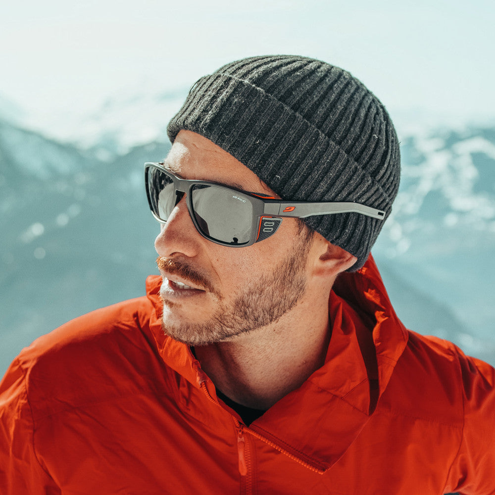 Julbo Shield Sportbrille – Schwarz / Orange – Alti Arc 4 – Detailansicht