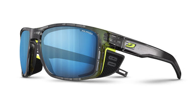Julbo Shield Ocean Master Sportbrille – Schwarz / Gelb – Spectron HD 4 Polarized – Frontansicht