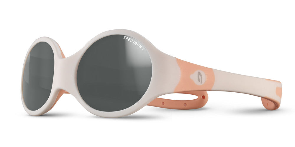 Julbo Loop L Kindersonnenbrille – Hellgrau / Rosa – Spectron 4 – Frontansicht