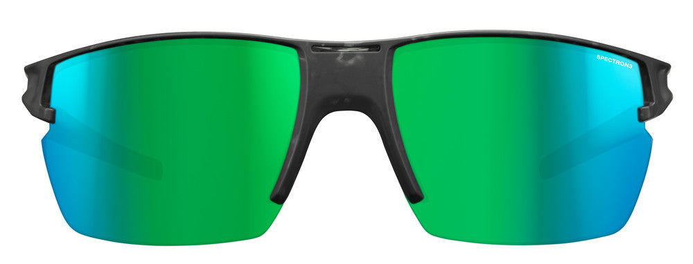 Julbo Outline Sportbrille – Grau / Grün – Spectron 3 – Detailansicht