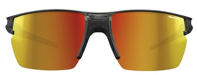 Julbo Outline Sportbrille – Schwarz / Gelb – REACTIV 1-3 Light Amplifier – Detailansicht