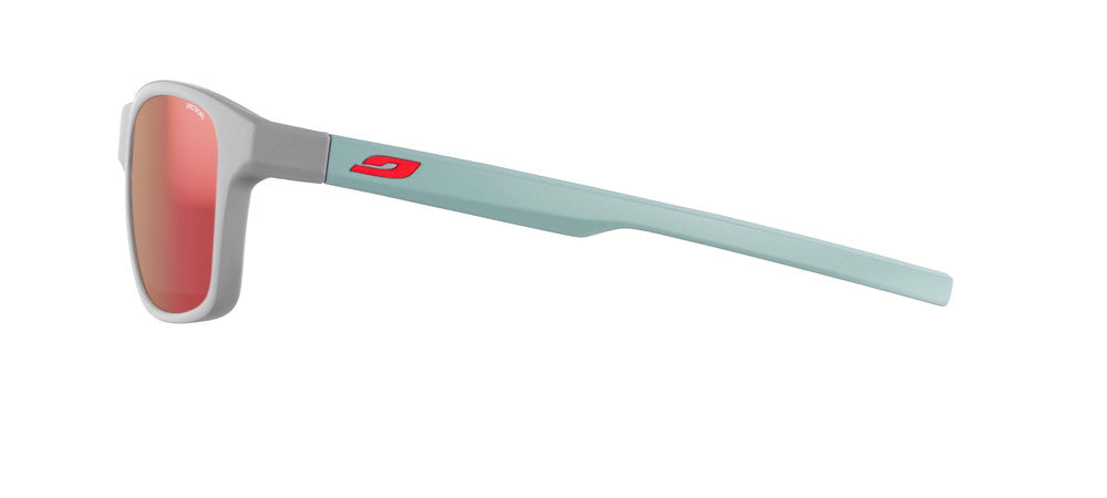 Julbo Cruiser Kinder-Sportbrille – Grau / Grün – Spectron 3 – Seitenansicht