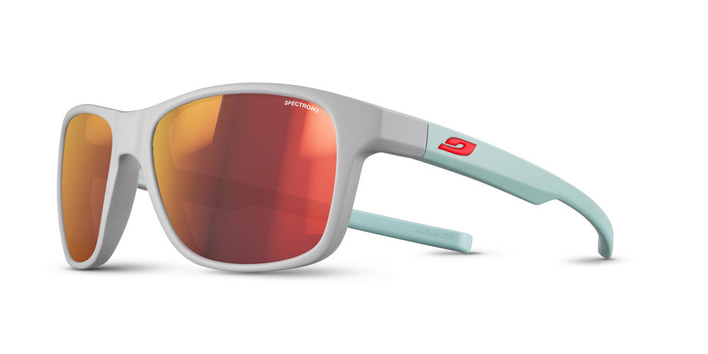 Julbo Cruiser Kinder-Sportbrille – Grau / Grün – Spectron 3 – Frontansicht