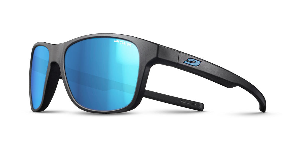 Julbo Cruiser Kinder-Sportbrille – Schwarz / Blau – Spectron 3 – Frontansicht