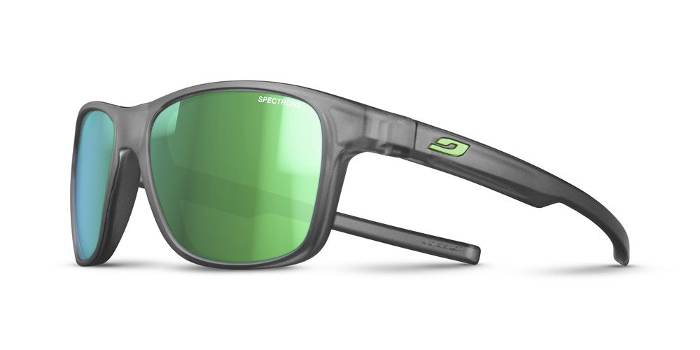 Julbo Cruiser Kinder-Sportbrille – Schwarz / Grün – Spectron 3 – Frontansicht