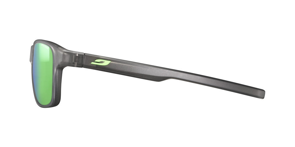 Julbo Cruiser Kinder-Sportbrille – Schwarz / Grün – Spectron 3 – Seitenansicht