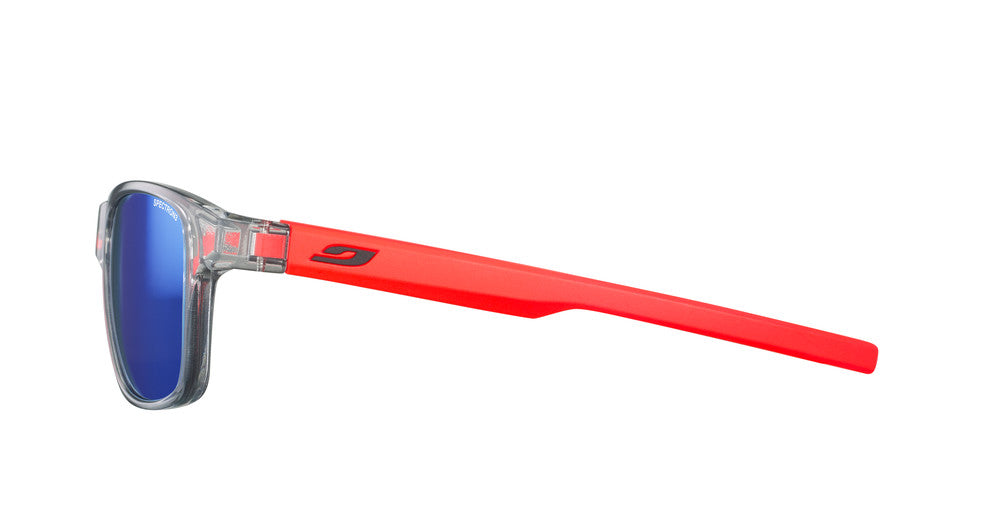 Julbo Cruiser Kinder-Sportbrille – Grau / Fluo Orange – Spectron 3 – Seitenansicht