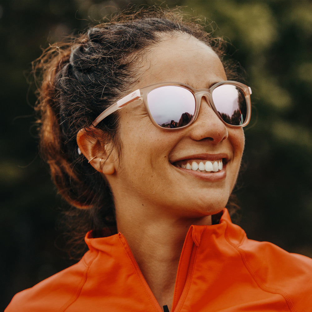 Julbo Spark Sportbrille – Hellrosa / Rosa – Spectron 3 – Seitenansicht