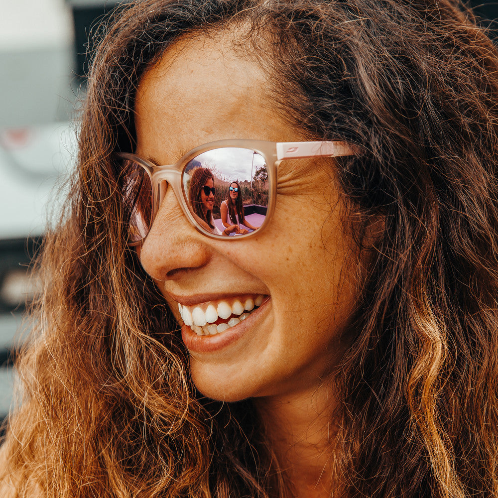Julbo Spark Sportbrille – Hellrosa / Rosa – Spectron 3 – Detailansicht