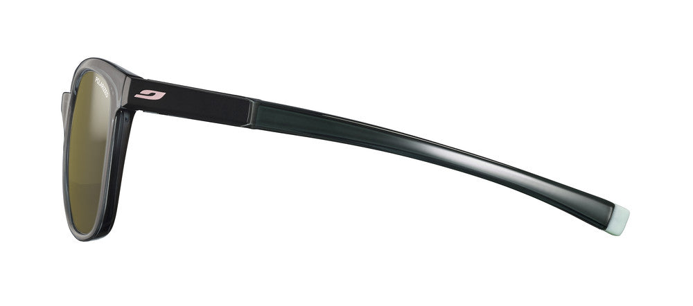 Julbo Spark Sportbrille – Grau  / Mint – Spectron 3 Polarized – Seitenansicht