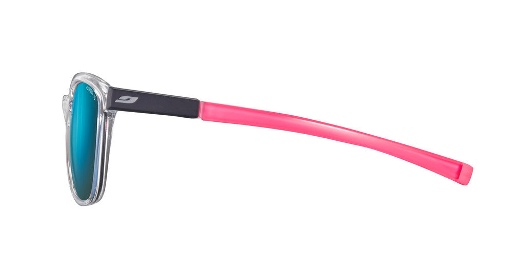 Julbo Spark Sportbrille – Kristall / Neonpink – Spectron HD 3 Polarized – Seitenansicht