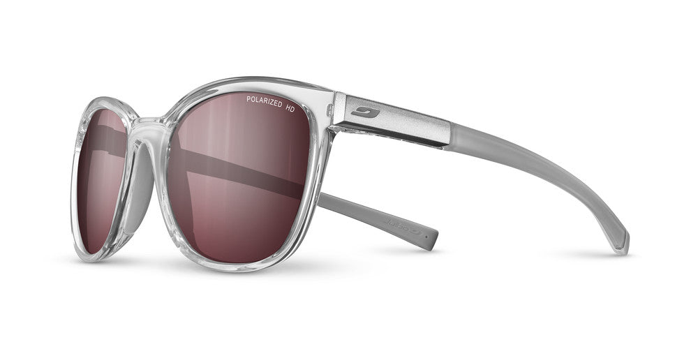 Julbo Spark Sportbrille – Kristall / Grau – Spectron HD 3 Polarized – Frontansicht