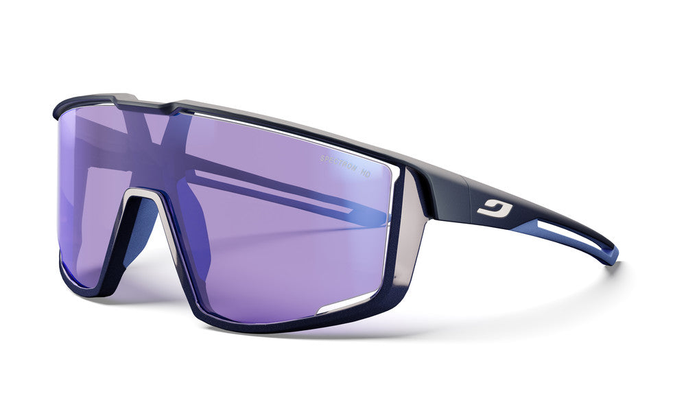 Julbo Fury Sportbrille – Dunkelblau / Blau – Spectron HD 1 – Frontansicht