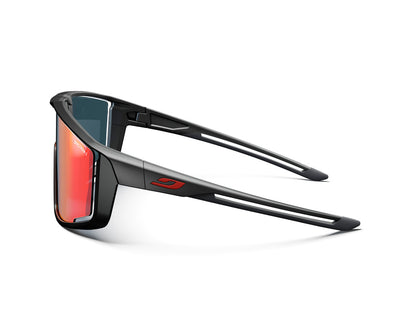 Julbo Fury Sportbrille – Schwarz / Rot – Spectron 3 – Detailansicht