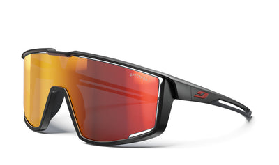 Julbo Fury Sportbrille – Schwarz / Rot – Spectron 3 – Frontansicht