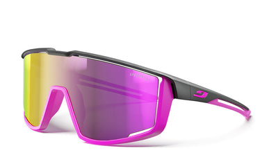 Julbo Fury Sportbrille – Schwarz / Rosa – Spectron 3 – Frontansicht