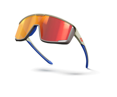 Julbo Fury Sportbrille – Helles Kastanienbraun / Braun / Blau – Spectron 3 – Detailansicht