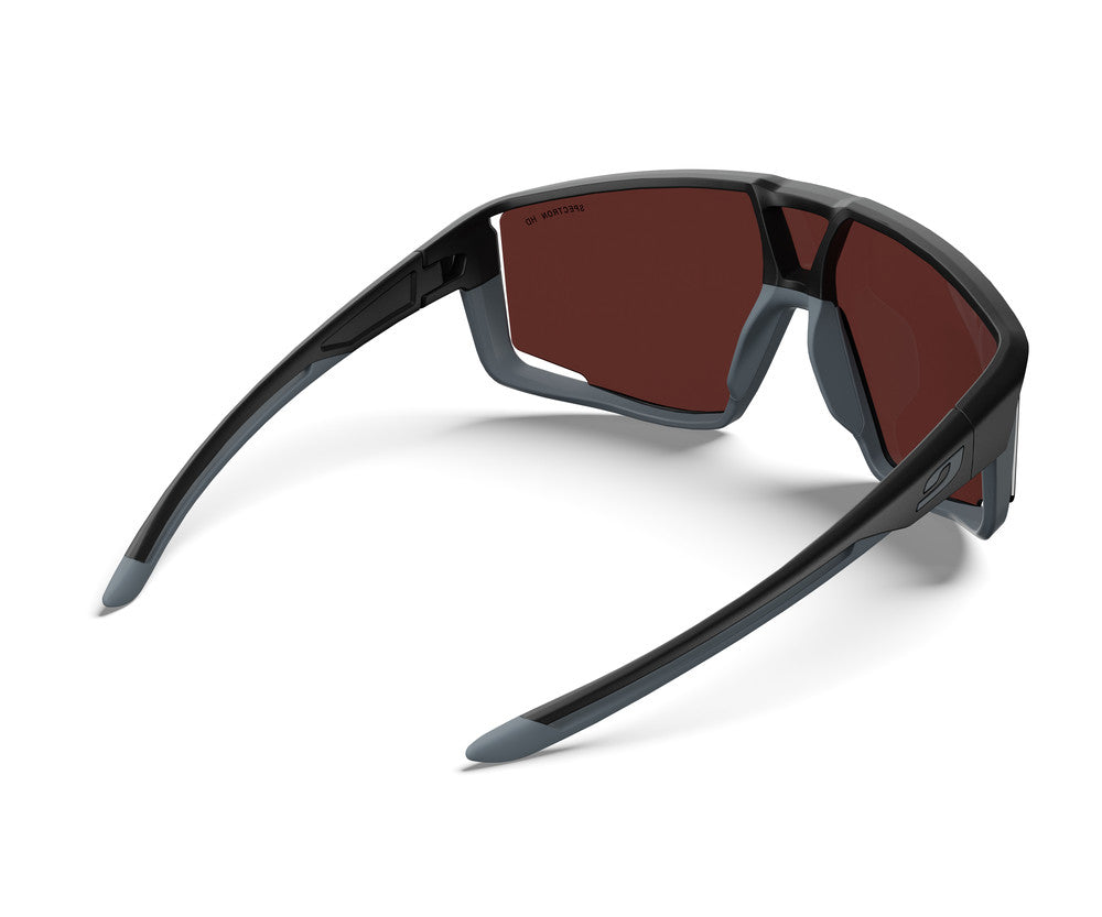 Julbo Fury Sportbrille – Schwarz / Dunkelgrau – Spectron HD 3 – Detailansicht