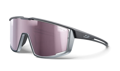 Julbo Fury Sportbrille – Dunkelgrau / Chromgrau – Spectron HD 3 – Frontansicht