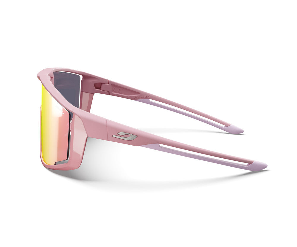 Julbo Fury Sportbrille – Altrosa – REACTIV 1-3 Light Amplifier – Detailansicht