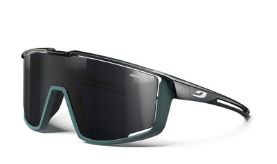 Julbo Fury Sportbrille – Schwarz / Grün Matt – REACTIV 0-3 – Frontansicht